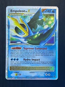 2007 Empoleon Pokemon Karte LV.X DP11 Black Star Promo Holo Ultra Rare - Bild 1 von 2