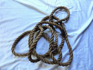 16 Feet 1 " Barn Rope Hemp Farm Primitive 1 pc - Picture 1 of 2