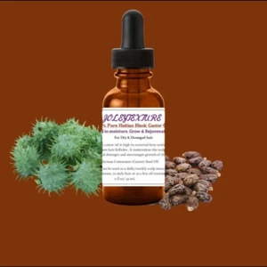 Haitian Black Castor Herbal infused oil for Alopecia/Grow thick hair/REJUVENATE - Picture 1 of 6