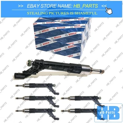 Inyectores de combustible Bosch 6 piezas para Audi RS5 RS4 B9 Porsche Cayenne Macan GTS 2.9 TFSI Foto 1 de 4