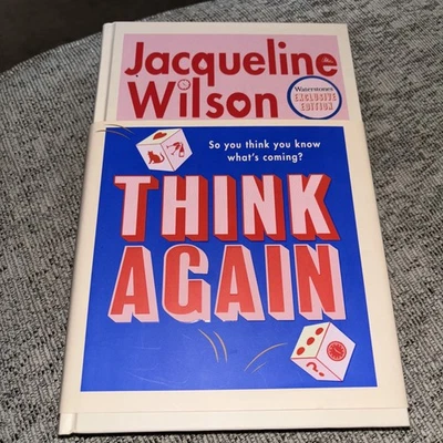 Think Again by Jacqueline Wilson Hardback Waterstones Signed Edition - image 1 of 4