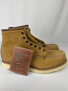 Red Wing 2878 Yellow Nubuck Moc Toe Boots 9.5 EE - Bild 1 von 15