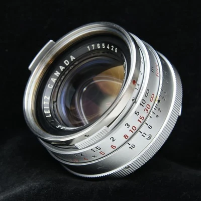 Leica Summilux M35mm F1.4 1st E41 silver chrome -OVERHAULED-/-Near Mint- #502 - Image 1 of 4