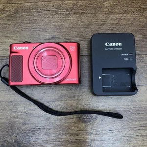 Canon PowerShot SX620 HS Red Digital Camera with Charger Strap Tested No Box - Picture 1 of 9