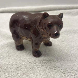Vintage Ceramic Brown Bear 3” Figurine  - Bild 1 von 7