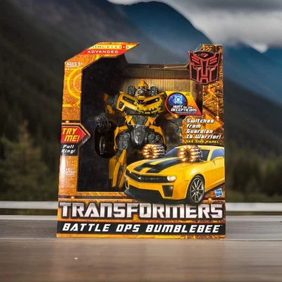 2009 Hasbro Transformers Battle Ops BUMBLEBEE Action Figure NISB Leader Class - Image 1 of 4
