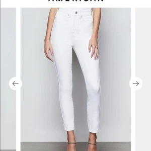 Pantalones de mezclilla Good American blancos Good Curve ajustados tiro alto para mujer 31 nuevos con etiquetas - Imagen 1 de 11