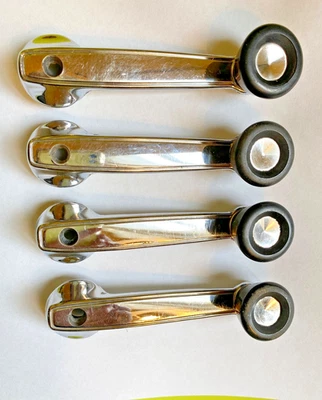 Set of 4 Mopar 46430 2862396 Window Crank Handles Dodge Plymouth Chrysler Foto 1 de 3