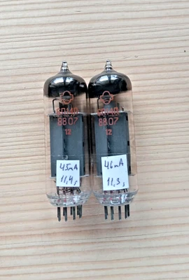 Paire de tubes à vide 6P14P EL84 6BQ5 réflecteur 80' NEUF - Photo 1/4