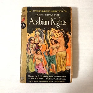 Tales from the Arabian Nights Cardinal Edition 1951 Pocket Book Burton - Foto 1 di 6