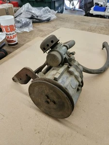 1968-69 Chevy Pickup Truck Smog Pump, Bracket, GG Diverter, Hoses W/Dated Clamps - Picture 1 of 23