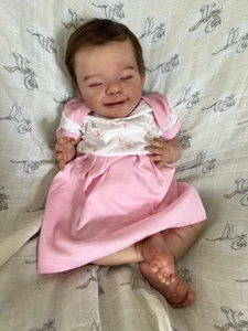 SOLE Reborn Puppe April von Joanna kazmierczak bemalt von Claudia massariolli - Bild 1 von 8