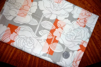 "Wa-Modern" Large Floral Cotton Print by  Hokkoh  1/2  yard - Image 1 of 2