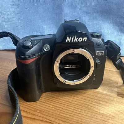 Nikon D70s DLSR Camera - Body Only With Battery - Image 1 of 4