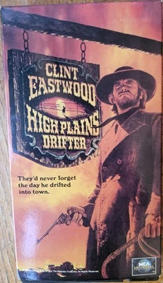 High Plains Drifter (VHS, 1995) Clint Eastwood WESTERN Estste Item As Is Cond - Image 1 of 4