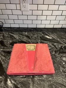 Alfombra Alfombra De Colección Retro MCM Consejero Baño Escala Rosa Peluda EE. UU. - Imagen 1 de 10