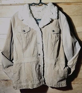 Vintage Wilsons Leder Maxima Penny Lane Wildleder Mantel Lammfell Kunstfell XL Retro - Bild 1 von 12