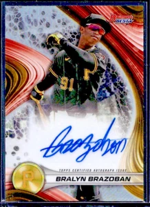 2024 Bowman's Best Bralyn Brazoban Best of Auto Refractor #B24-BB Pirates - Picture 1 of 2