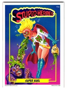 Supergirl DC Parody Sticker 2014 Stupid Heroes - Picture 1 of 2