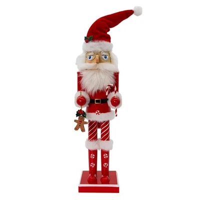 Kurt Adler 15-inch Wooden Santa Claus Nutcracker - Image 1 of 4