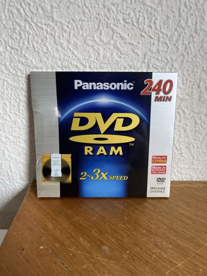 Panasonic DVD Ram 240 min LM-AD240LE Disc 9,4 GB 2-3 x Speed - Bild 1 von 2