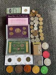 Collectible Junk Drawer Coin Lot 1992S MINT PROOF SET,SILVER,FAV COINS SILVER - Picture 1 of 14