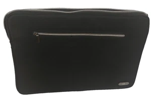 HP Laptop Computer schwarz Tasche 15" x 11" gepolstert innen außen Reißverschluss SCHÖN - Bild 1 von 4