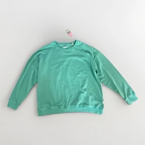 Neu Etikett White Stuff apfelgrünes Sweatshirt - Übergröße Größe 18 Rundhalsausschnitt Sommer - Bild 1 von 11