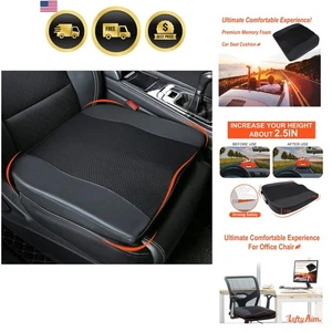 Cojín de asiento de coche espuma viscoelástica soporte cómodo para conducción y oficina - Imagen 1 de 11