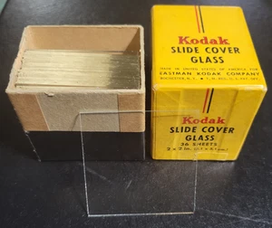 Kodak Diadeckel Glas 2"x2" 23 Blatt dünn 5,1 cm x 5,1 cm - Bild 1 von 4