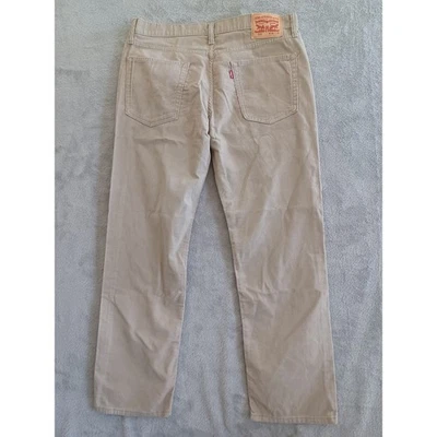 Pantalones de pana Levis 514 para hombre 36x30 tostados calce recto mezcla de algodón preppy informales Foto 1 de 4