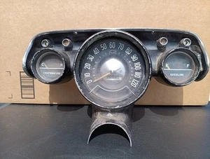 1957 Chevy Speedometer Cluster Gauge Bel Air Nomad #1584733 Car Decor Vintage - Picture 1 of 13