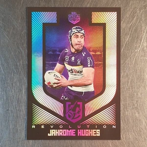 2024 NRL Revolution Silver Parallel Card SS067 Jahrome Hughes Storm - Picture 1 of 2