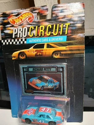 Coche Hot Wheels Pro Circuit Richard Petty #43 con tarjeta coleccionable. Precintado Foto 1 de 4