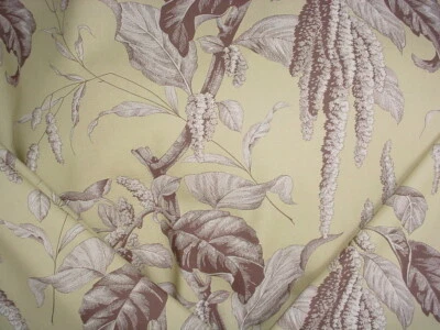 19-1/2Y Lee Jofa 2015107 Camille Celery Cotton Floral Print Upholstery Fabric - Image 1 of 4