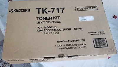 KIT TÓNER KYOCERA MITA TK-717-KM-3050/4050/5050/420i/520i Series  Foto 1 de 2
