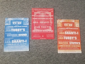 THREE " ORIGINAL " UNIVERSITY OF DUB " POSTERS " BRIXTON REC " 90"s / 2000"s - Picture 1 of 7