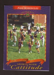 McKendree Bearcats--Orario tascabile calcio/autunno sport 1998 - Foto 1 di 1