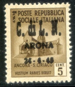 Emissioni Locali 1945 Arona n. 1 ** (m3174) - Picture 1 of 2