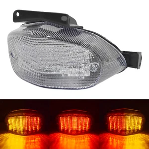 Clear E-Mark LED Integrated Blinker Taillight For SUZUKI GSXR600/750 GSXR1000 K1 - Picture 1 of 12