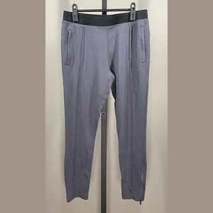 NEW Fabletics Pants Womens Medium gray black gym athletic leggings noelle - Picture 1 of 11