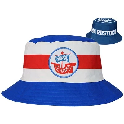 F.C. HANSA ROSTOCK FC Hansa Rostock Wende Fischerhut Anglerhut Sonnenhut Bucket Hat Mütze Hut F.C.