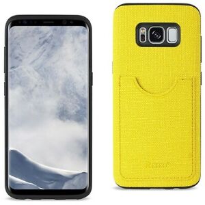 For Samsung Galaxy S8 Case Anti-Slip Texture Protective Cover Card Slot Pocket