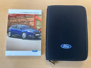 FORD FOCUS OWNERS MANUAL AND WALLET 2014-2018 HANDBOOK GUIDE - Picture 1 of 1