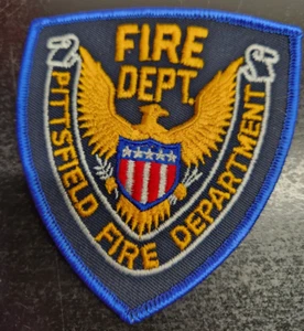 Vintage Pittsfield Massachusetts Fire Department Shoulder Patch - Picture 1 of 3