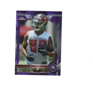 2015 Topps Chrome Purple Refractors #129 Kenny Bell RC TAMPA BAY BUCCANEERS - Picture 1 of 1
