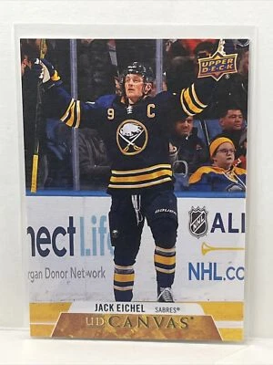 Buffalo Sabres - Jack Eichel - 20/21 UD Series 2 - UD Canvas - #C130 - Image 1 of 2