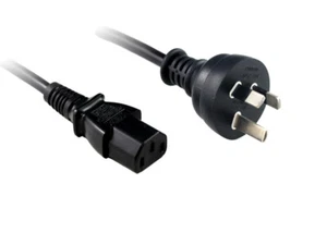 ALOGIC 0.5m Power Cable AU Plug 3 Pin IEC C13 For PC LCD LED Printer - Picture 1 of 2