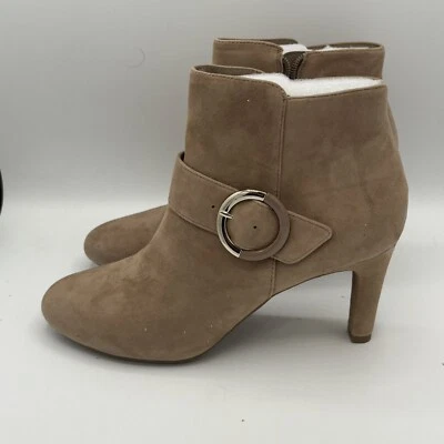 Botines Bandolino Lanaro para mujer, marrón natural, talla 9,5 M Foto 1 de 4