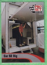 1992 Pro Set Winston Cup #238 Bryan Dorsey Rig Driver Means Racing Car 52